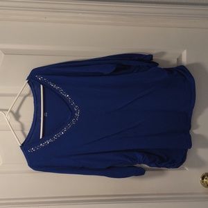 Lane Bryant 3/4 sleeve top